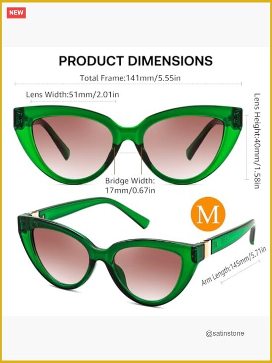 Retro Cat Eye Polarized UV400 Sunglasses for Women, Driving Fishing Outdoor main image 6